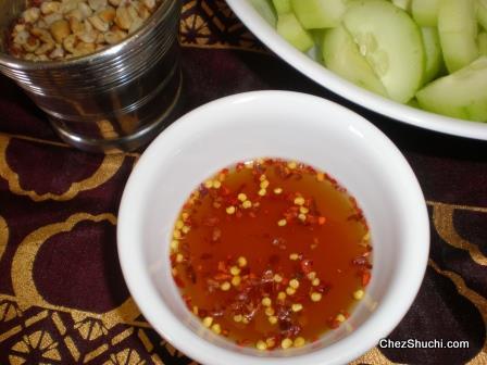 Cucumber salad dressing